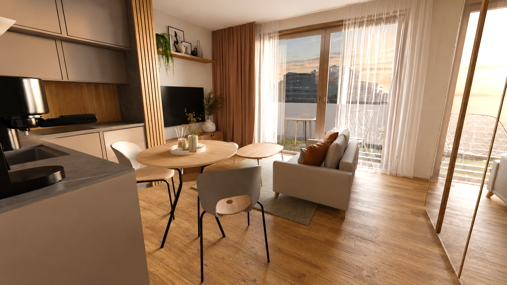 salon z kuchnia krysia